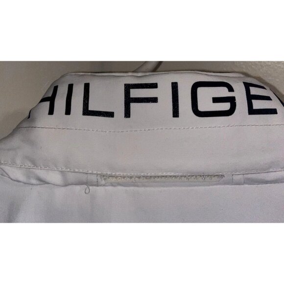 Tommy Hilfiger Mens Mesh Lined Hooded Windbreaker 2XL/TGG White & Black - Picture 8 of 16
